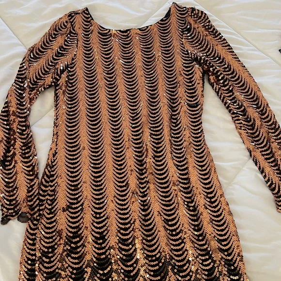 slim fit dress slacks Reagan Fitted Sequin Dress - Gold Metallic Treasure Box Sequin Knit – The  Islands
